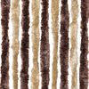vidaXL Insektgardin beige og lysebrun 90x220 cm chenille