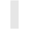 vidaXL Bokhylle/Romdeler høyglans hvit 60x30x103 cm konstruert tre