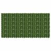 vidaXL Balkong skjerm med blader 300 x 150 cm Polyetylen og stoff