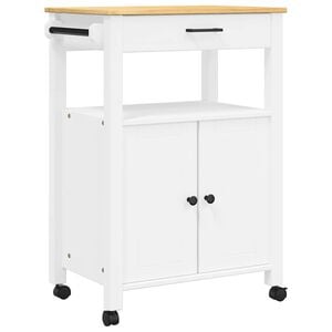 vidaXL Kj&oslash;kkenvogn MONZA 60x40x88,5 cm heltre furu