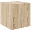 vidaXL Sidebord sonoma eik 33x33x34,5 cm konstruert tre