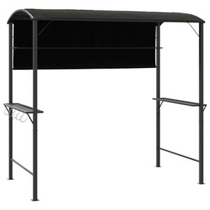vidaXL Paviljong med tak 220x110x200 cm antrasitt