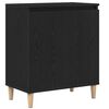 vidaXL Serviesskap Svart Eik 60 x 35 x 70 cm Konstruert tre