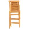 vidaXL Klappstoler 4 stk 47x63x90 cm heltre teak