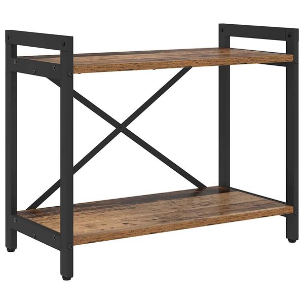 vidaXL Bokhylle Gammelt tre 60 x 30 x 50 cm Konstruert tre