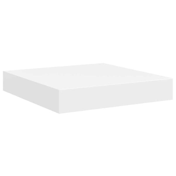 vidaXL Flytende vegghylle hvit 23x23,5x3,8 cm MDF