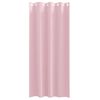 vidaXL M&oslash;rkleggende Gardiner med Ringer 2 pcs Babyrosa 225 x 140 cm