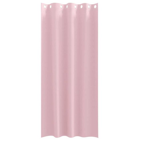 vidaXL M&oslash;rkleggende Gardiner med Ringer 2 pcs Babyrosa 225 x 140 cm