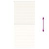 vidaXL Sebragardin marmor beige stoff bredde 100,9 cm polyester