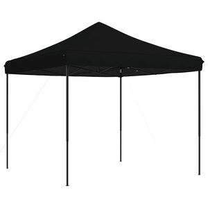 vidaXL Sammenleggbart partytelt pop-up svart 292x292x315 cm