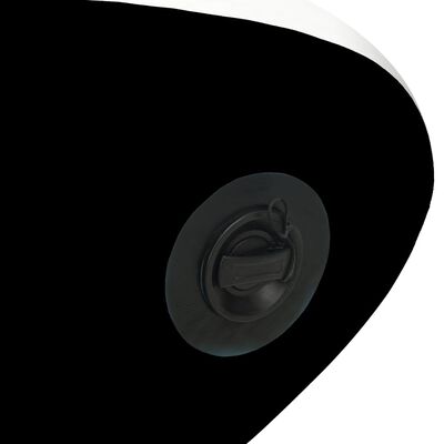 vidaXL Oppblåsbart padlebrettsett 320x76x15 cm svart