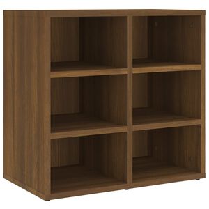 vidaXL Skoskap brun eik 52,5x30x50 cm