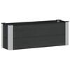 vidaXL H&oslash;ybed Svart 100 x 30 x 36 cm alu.
