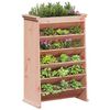vidaXL Vegghengt plantekasse 6 lag 69x40x101,5 cm heltre douglasgran