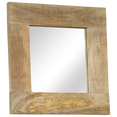 vidaXL Speil heltre mango 50x50 cm