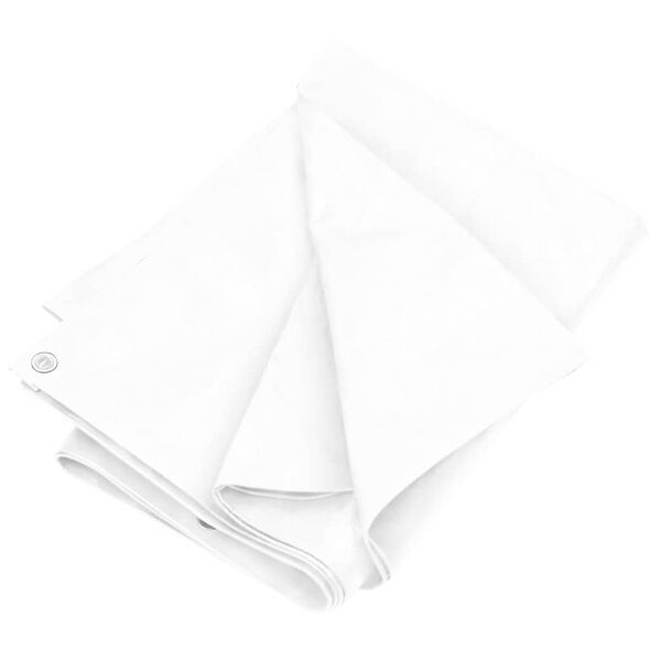 vidaXL Presenning 180 g/m&sup2; 4x8 m hvit HDPE