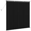 vidaXL Venetiansk persienne Justerbar Svart 150 x 150 cm PVC