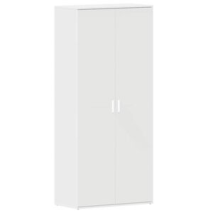 vidaXL Sko Skap 80 x 39 x 178 cm Konstruert tre Hvit