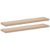 vidaXL Flytende hyller 2 stk 110x23,5x4 cm konstruert tre