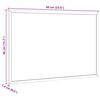vidaXL Magnetisk whiteboardtavle med ramme i heltre furu 60x40 cm