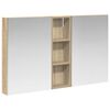 vidaXL Baderomsskapsett 3 stk. 100 x 10,5 x 60,5 cm Konstruert tre
