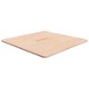 vidaXL Firkantet bordplate 70x70x1,5 cm ubehandlet heltre eik