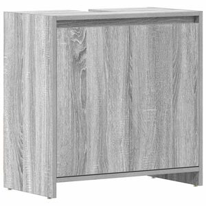 vidaXL Baderomsskap gr&aring; sonoma 60x33x60 cm konstruert tre