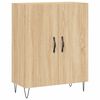 vidaXL Highboard sonoma eik 69,5x34x180 cm konstruert tre