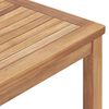 vidaXL Utendørs spisebord 160x80x77 cm heltre teak