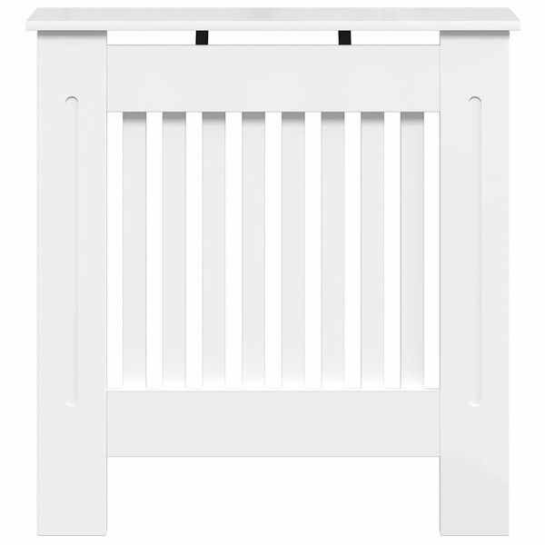 vidaXL Radiator Deksel H&oslash;yglanset hvit 78 x 19 x 81,5 cm