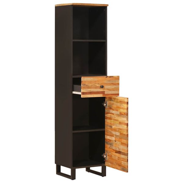 vidaXL Baderomsskap Artisan Eik 38 x 33 x 160 cm Massiv mango tre