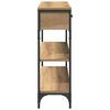 vidaXL Konsollbord Artisan Eik 72,5 x 25 x 75 cm Konstruert tre