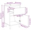 vidaXL Nattbordskap 2 pcs Artisan Eik 40 x 35 x 70 cm Konstruert tre