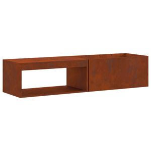 vidaXL B&aring;l Rusten 160 x 45 x 35 cm Cortenst&aring;l