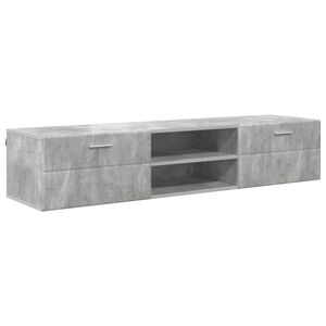 vidaXL Tre skap H&oslash;yglanset hvit 150 x 39 x 30 cm Konstruert tre