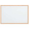 vidaXL Magnetisk whiteboardtavle med ramme i heltre furu 60x40 cm