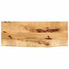 vidaXL Bordplate 70x40x2,5 cm naturlig kant grovt heltre mangotre