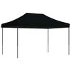 vidaXL Sammenleggbart partytelt pop-up svart 440x292x315 cm
