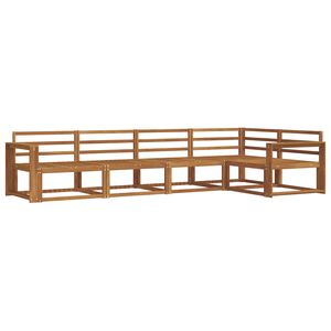 vidaXL Utend&oslash;rs sofa-sett 5 pcs Naturlig Solid akasietre
