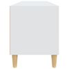 vidaXL TV-benk hvit 100x34,5x44,5 cm konstruert tre