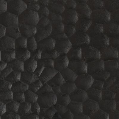 vidaXL Nattbord svart 50x33x60 cm heltre mango