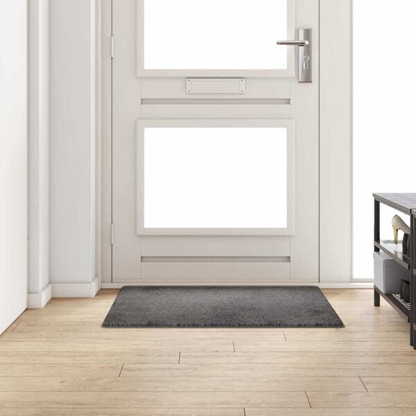 vidaXL Teppel&oslash;per Gr&aring; 100 x 100 cm 100% Polypropylen Tuft