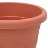 vidaXL Plantepotter 24 pcs Klinker R&oslash;d &Oslash; 26 x 21.5 cm Plast