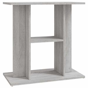vidaXL Akvariestativ gr&aring; Sonoma 60x30x60 cm konstruert tre