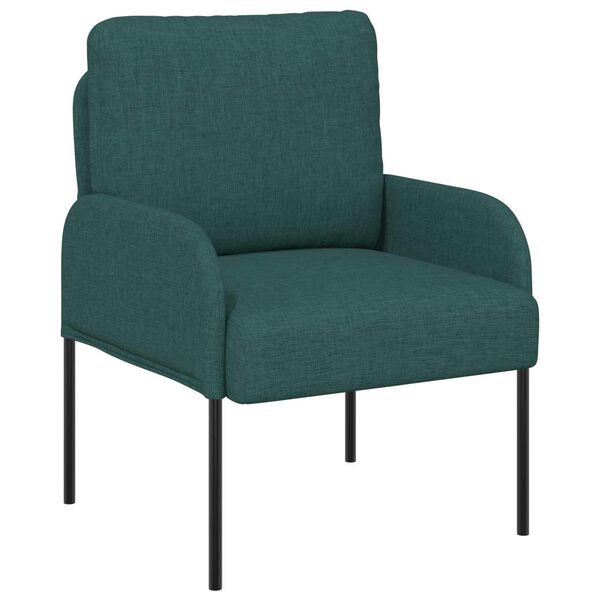 vidaXL Sofasett med pute 3 pcs M&oslash;rkegr&oslash;nn 115 x 56 x 80 cm Kryssfin&eacute;r