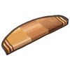 vidaXL Selvklebende trappematter 10 stk 65x21x4 cm brun