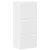 vidaXL Baderom veggskap TULUM Hvit 37 x 24,5 x 86 cm Konstruert tre