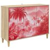vidaXL Serviesskap AACHEN Sonoma 102 x 33 x 75 cm Konstruert tre