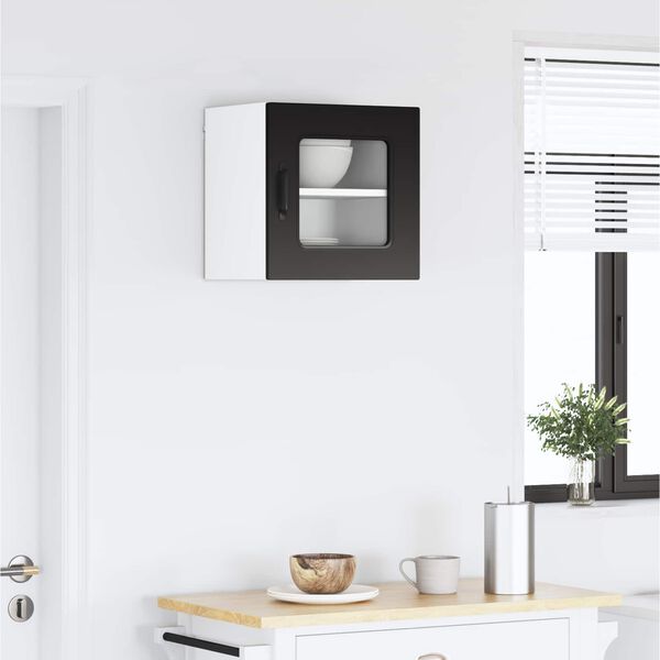 vidaXL Kj&oslash;kkenskap Kalmar Svart 40 x 31 x 40 cm Konstruert tre