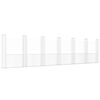 vidaXL Gabionkurv u-formet med 7 stolper jern 740x20x200 cm